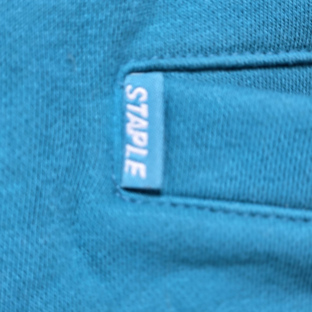 Staple Pigeon Sweatpants Mens L Joggers Fleece Pants Embroidered Spellout Zipper - Picture 8 of 14